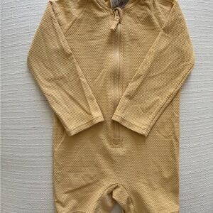 H&M Tan Swim Footies with Relaxed Fit